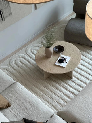 Riklund Wool Rug Offwhite