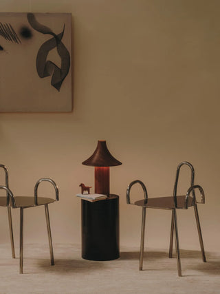 The Hat Lamp in inspirational setting by Kilzi in Oak on NORDINARY