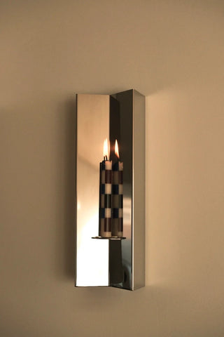 Arrow Candle Wall Holder Stainless Steel 