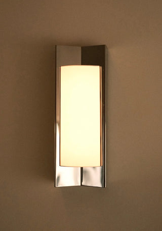 Arrow wall light with diffuser in stainless stell from Violaine D'harcourt