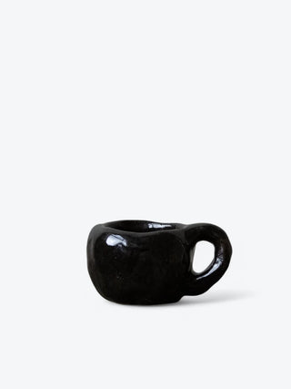 Handmade Black Ceramic Cup