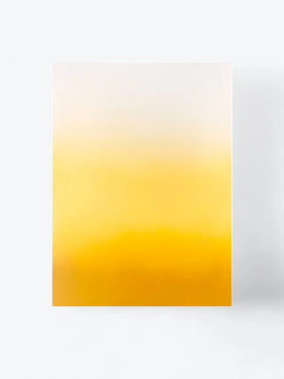 Hazy Yellow Canvas Artwork