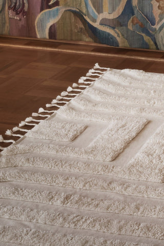 KASK WOOL RUG OFFWHITE