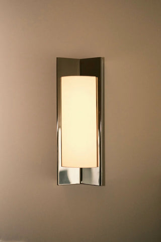 Arrow wall light with diffuser in stainless stell from Violaine D'harcourt