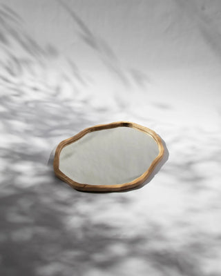 Light Wood Natural Shaped Mirror from Alice Lahana on NORDINARY