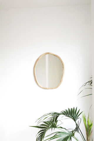 Light Wood Natural Shaped Mirror from Alice Lahana on NORDINARY