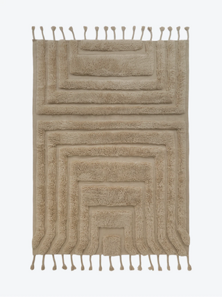 KASK WOOL RUG BEIGE