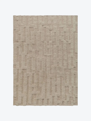 Bielke Woll-Teppich Beige