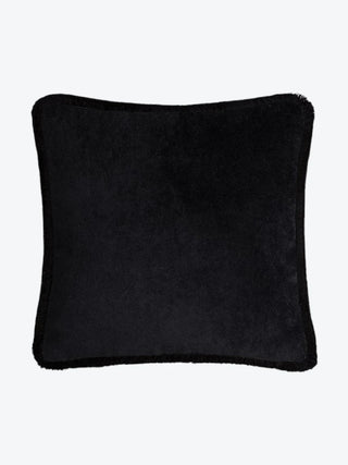 Happy Pillow Velvet With Black Fringes