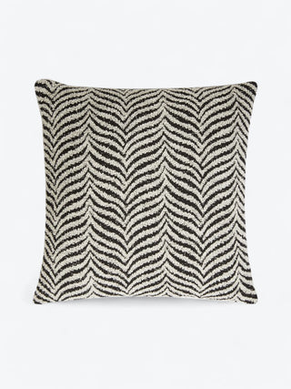 Zebra Black Cushion