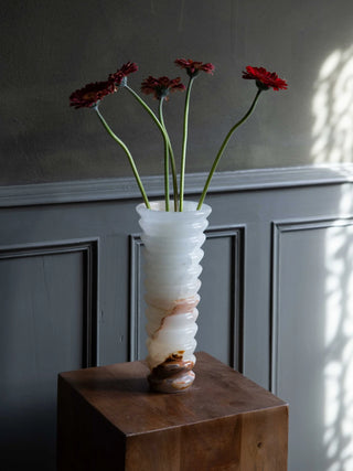 Wavy Funnel Vase