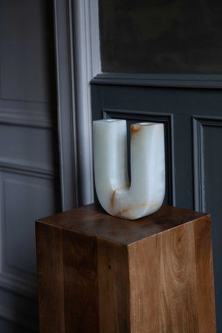 Double Candle Holder - U