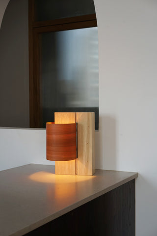 Wood Table Lamp