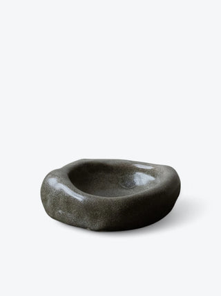 Handmade Basalt Grey Ceramic Bowl