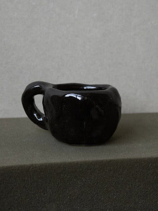 Handmade Black Ceramic Cup